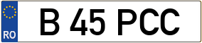 Truck License Plate